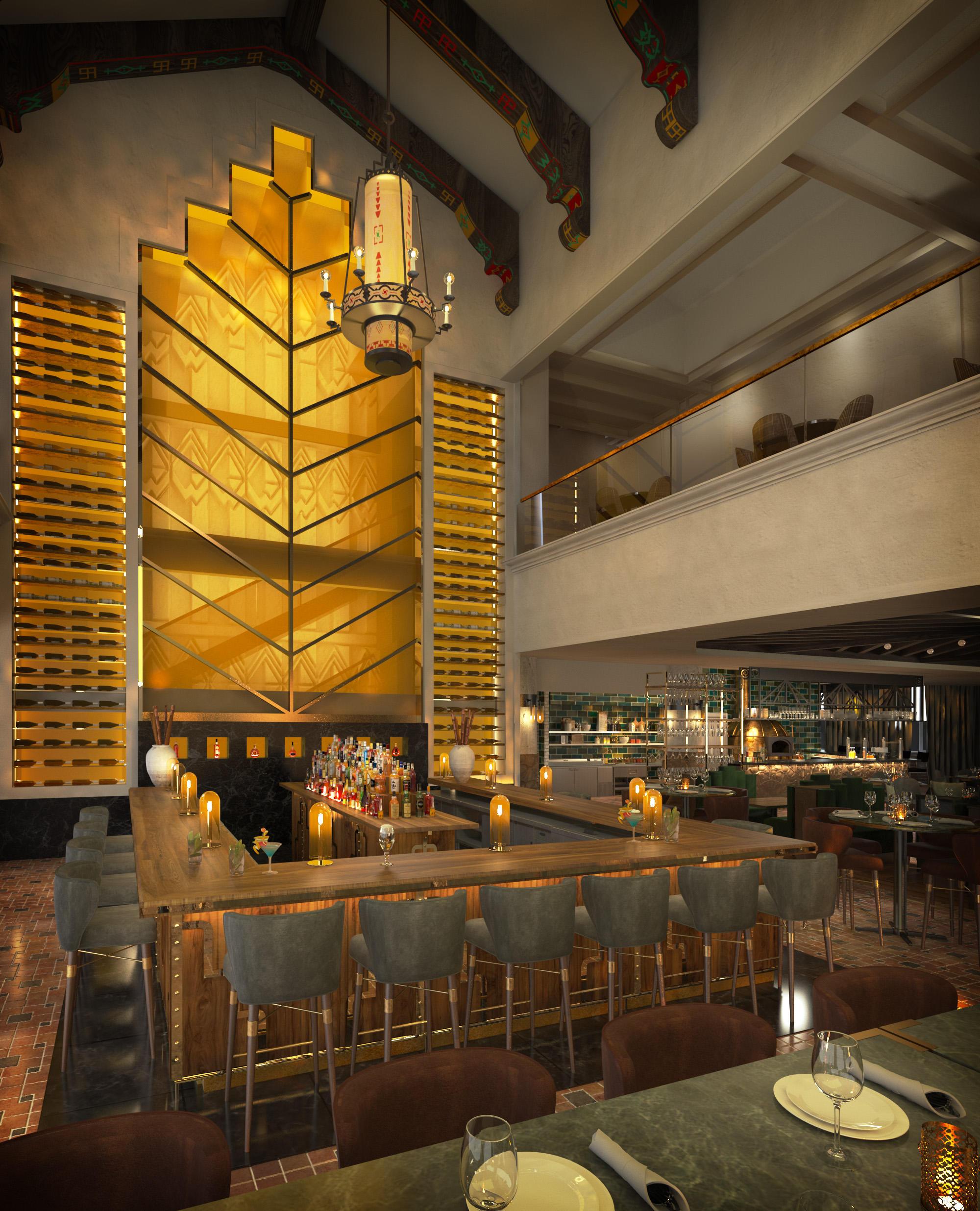 The Plaza Hotel Pioneer Park El Paso Kültér fotó The bar at the Wynn